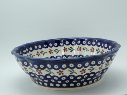Blue and White Polish Pottery